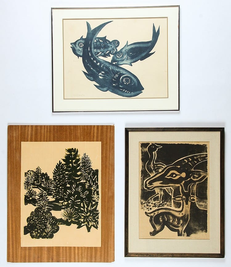 Hans Christoph Drexel comparable auction result: hans christoph drexel german 1886 1979 3 lithographs