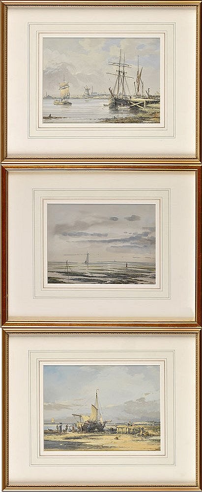John Linton Chapman comparable auction result: john linton chapman 1839 1905 coastal scenes wi