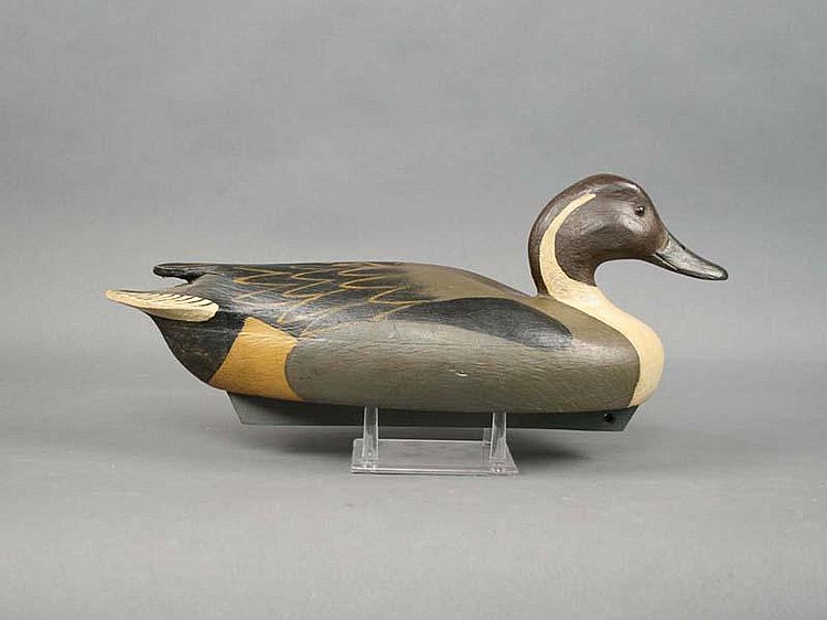 John McLoughlin comparable auction result: hollow carved pintail drake john mcloughlin