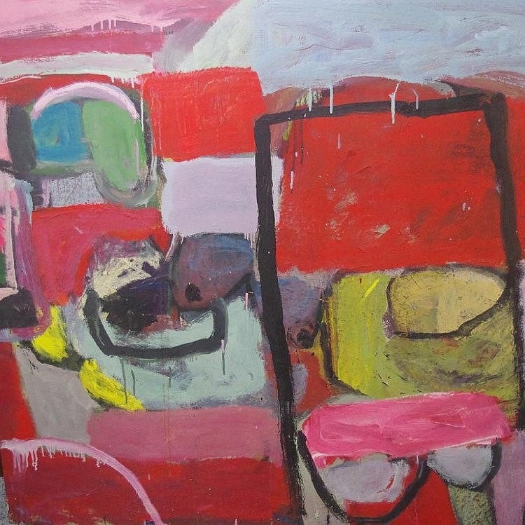 Per Andresen comparable auction result: per andresen 1933 2014 oil onboard signed per top rght 123cm square provenance estate of per andresen