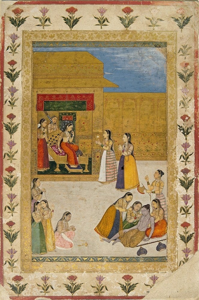 Madhavanala and Kamakandala, A Wandering Yogi Faints Before a Princess, by Dalchand comparable sale