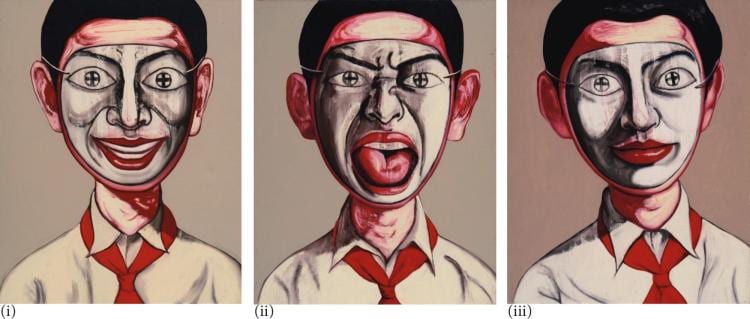 ZENG FANZHI | Class One Series No. 15, 16 and 24 (three works) comparable sale