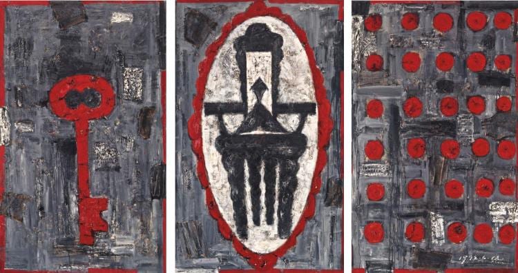 MAO XUHUI | '92 Paternalism (triptych) comparable sale