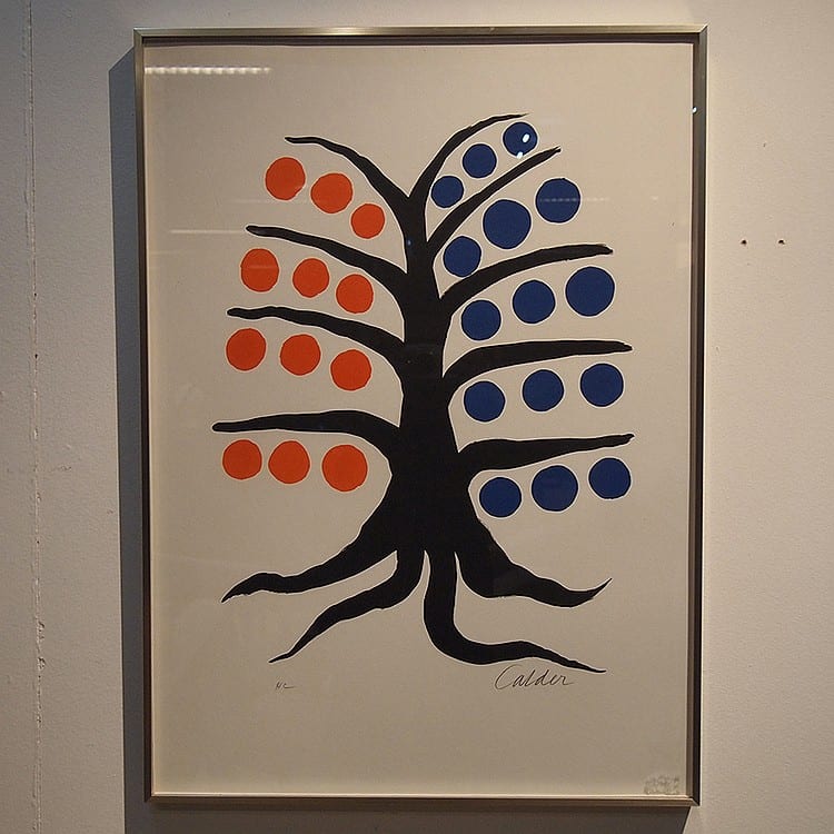 Calder Alexandre comparable auction result: calder alexandre 1898 1976 estampe couleur