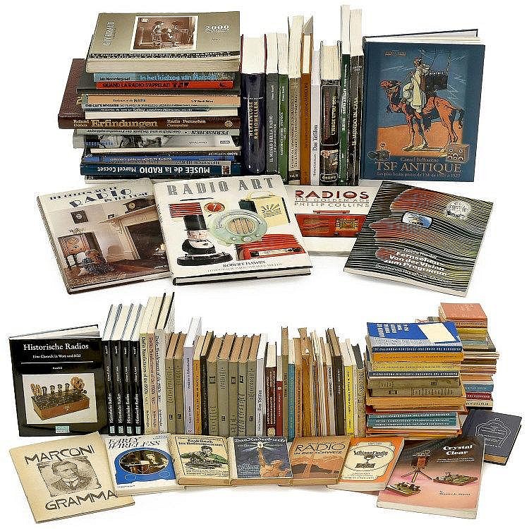 Large Group of Collector's Radio Books sold by Auction Team Breker, lot 319 — auction record photograph