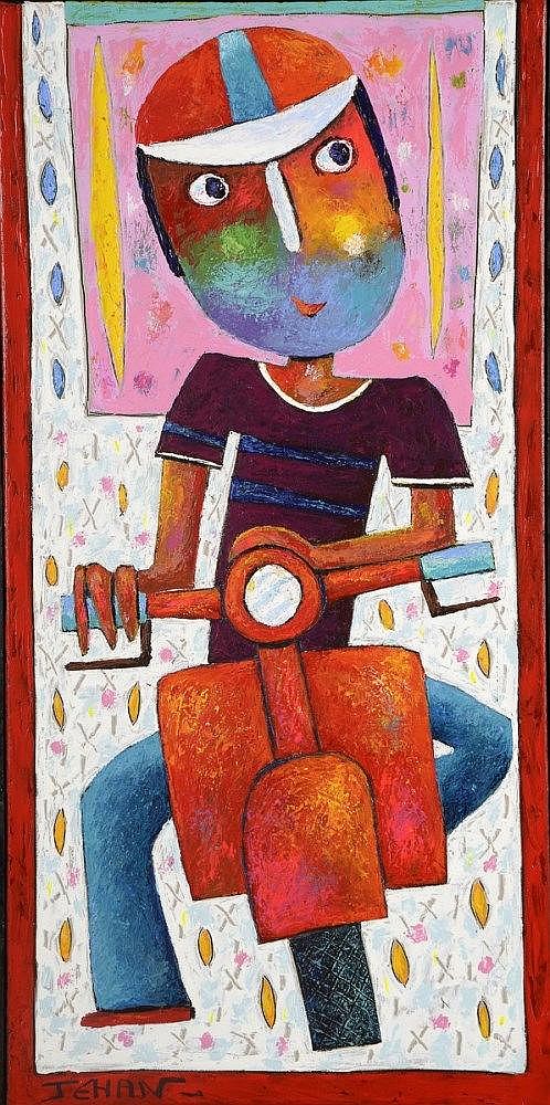 christophe jehan n en 1961 gar on au scooter acrylique sur toi · Louiza Auktion & Associés · 2015-03-28 Christophe Jehan comparable auction result: christophe jehan n en 1961 gar on au scooter acrylique sur toi