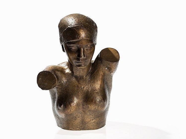 Ludwig Kasper comparable auction result: ludwig kasper bust for gro e kniende bronze c 1944