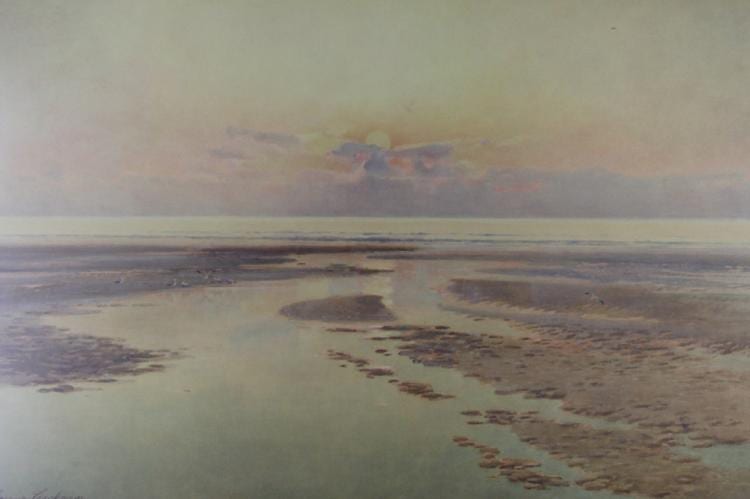 George Cockram comparable auction result: george cockram 1861 1950 watercolour rhosneigr beach scene north wales signed 49 5cm x 75cm