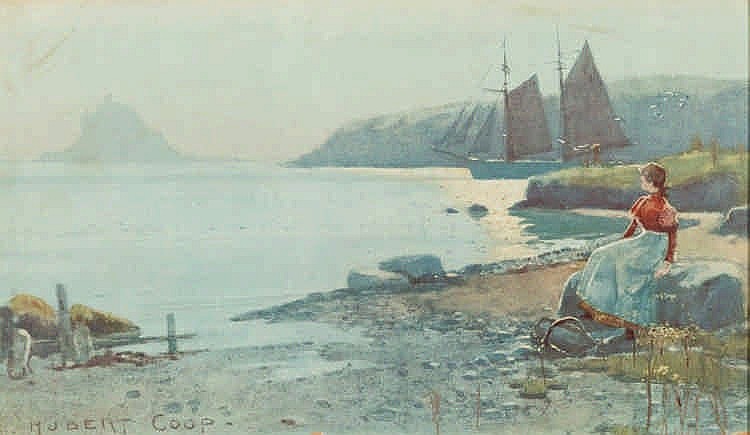 Hubert Coop comparable auction result: hubert coop 1872 1953 evening st michaels mou