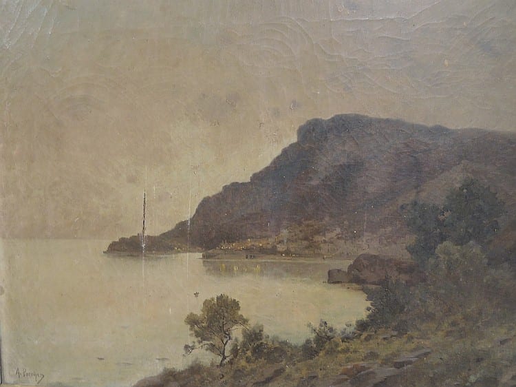 Albert Porcher comparable auction result: charles albert porcher 1834 1895 la calanque