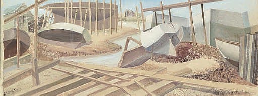 Augustus Lunn comparable auction result: the boatyard