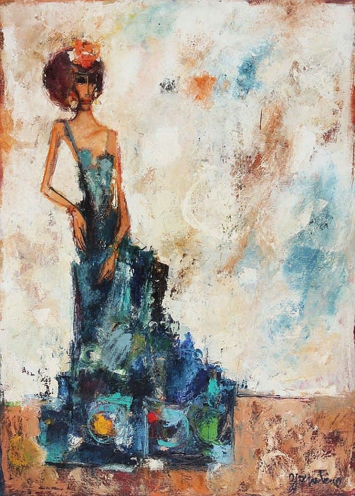 Giuseppe (1928) Gambino comparable auction result: ballerina di flamenco