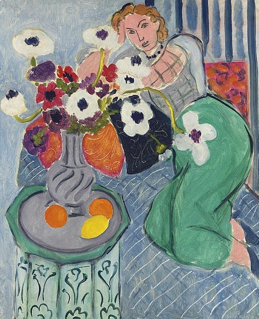 L'Odalisque, harmonie bleue comparable sale
