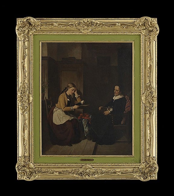 Basile Loose comparable auction result: basil de loose belgian 1809 1885