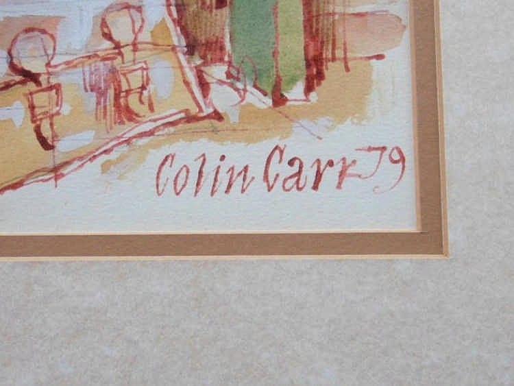 Colin Carr comparable auction result: colin carr 1929 2002 shepherd watercolour sig