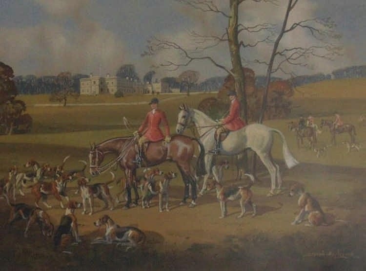 joseph appleyard 1908 1960 the meet watercolou · Golding Young & Mawer · 2015-04-22 Joseph (1908) Appleyard comparable auction result: joseph appleyard 1908 1960 the meet watercolou
