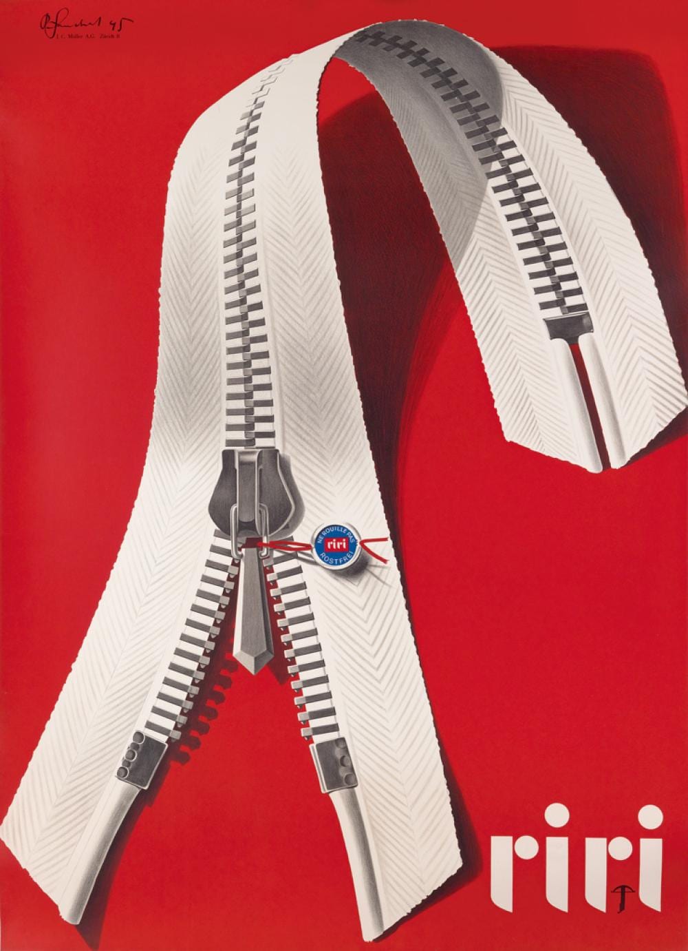 Pierre Gauchat comparable auction result: pierre gauchat 1902 1956 riri 1945 50x36 inches 127x91 cm j c muller zurich