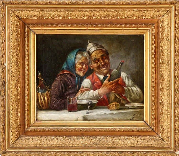 Filippo Marantonio comparable auction result: filippo marantonio 19th century the supper