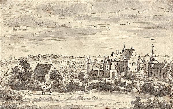 Josua de Grave comparable auction result: josua de grave amsterdam 1643 la hague 1712 paysage anim plume et encre brune lavis gris 9 5 x 15cm dessin doubl petit trou dan