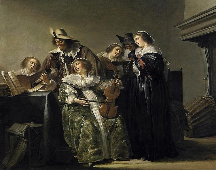 Pieter Jacobsz. Codde comparable auction result: a musical round