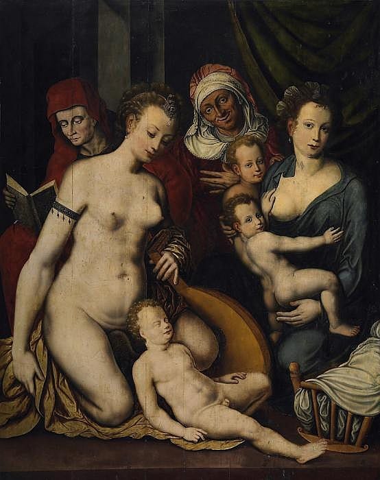 Jan (1509) Massys comparable auction result: caritas