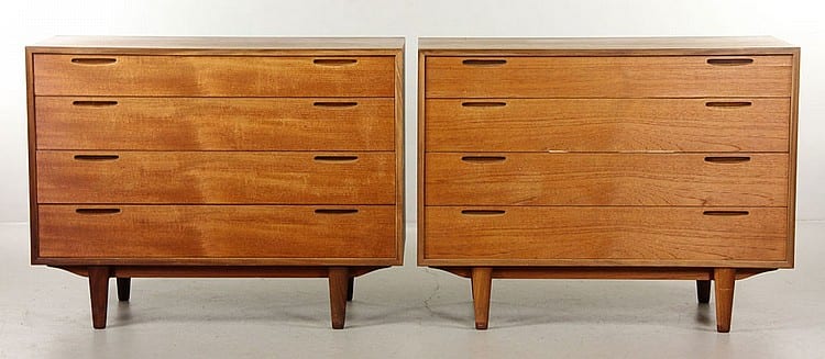 2 4-Drawer Dressers sold by Kaminski Auctions, lot 2237 — auction record photograph