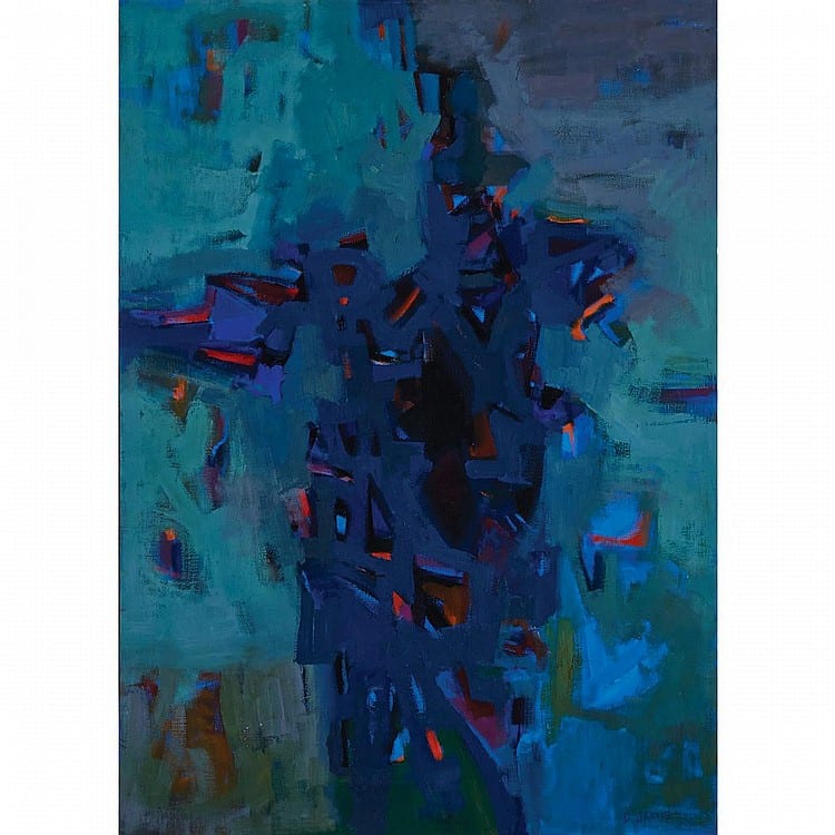 donald jarvis blue figure ii 1962 oil on canvas 50 ins x 36 ins 127 cms x 91 4 cms · Waddington's · 2015-05-25 Donald Jarvis comparable auction result: donald jarvis blue figure ii 1962 oil on canvas 50 ins x 36 ins 127 cms x 91 4 cms