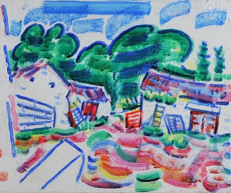 Michael Cullen comparable auction result: michael cullen doyle s farm wicklow acrylic o