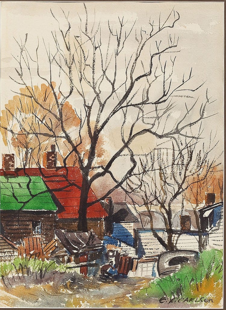 Charles X. Carlson comparable auction result: charles x carlson american 1902 1991
