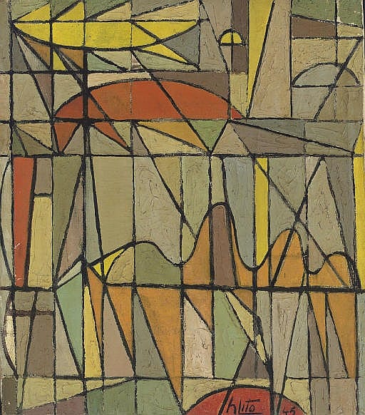 Alfredo Hlito comparable auction result: construcci n