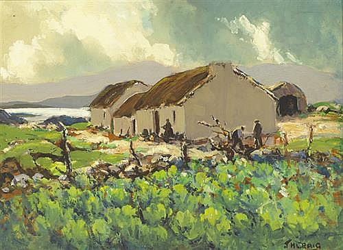 James Humbert Craig RHA RUA (1877-1944) CABBAGE PATCH, DONEGAL sold by Whyte's, lot 19 — auction record photograph