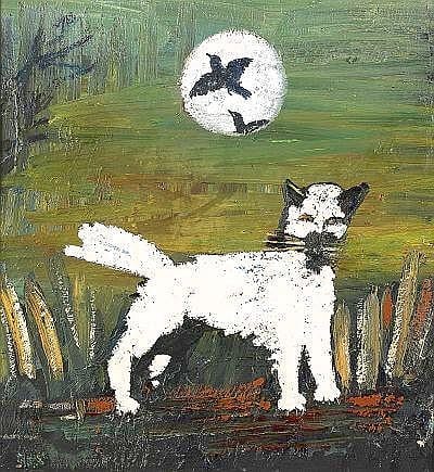 Hans Wigert comparable auction result: hans wigert fodd 1932 katten signerad och daterad