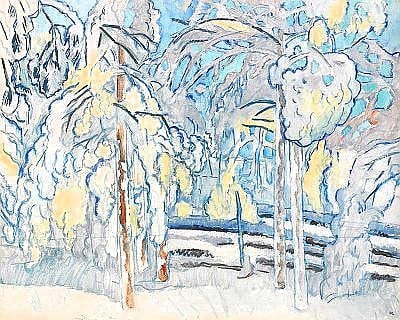 Hilding Linnqvist comparable auction result: hilding linnqvist 1891 1984 sol pa sno signerad
