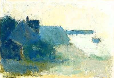 Gustav Rudberg comparable auction result: gustav rudberg 1915 2001morgonljus hven signerad