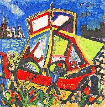 Uno Vallman comparable auction result: uno vallman 1913 2004 lasten lossas signerad och