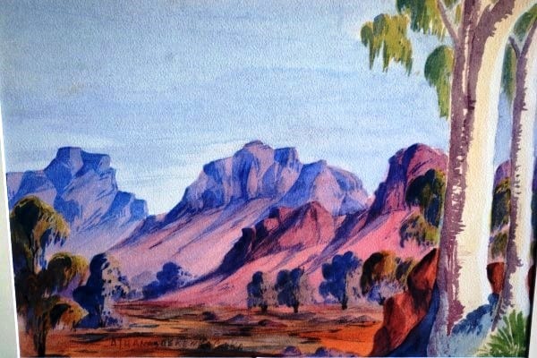 Athanasius Titus Renkaraka comparable auction result: athanasius titus renkaraka macdonnell ranges