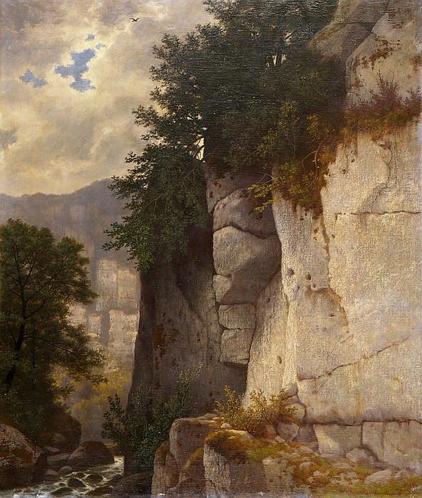 Jakob Lorenz Rüdisühli comparable auction result: jakob lorenz r dis hli felspartie aus dem jura