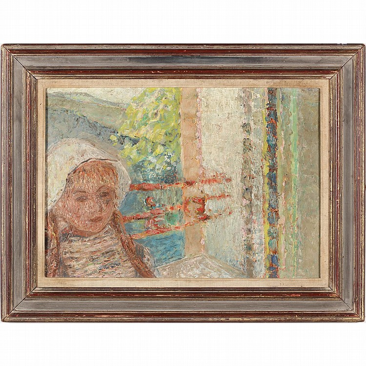 h l ne girod de l ain fr b 1926 enfant au balcon · Leland Little Auctions · 2015-06-13 Hélène Girod de L'ain comparable auction result: h l ne girod de l ain fr b 1926 enfant au balcon