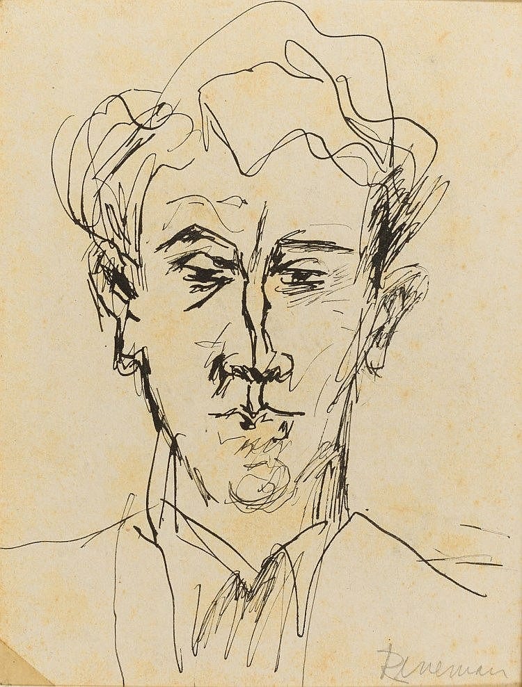 Max Feiko Reneman comparable auction result: self portrait by max reneman