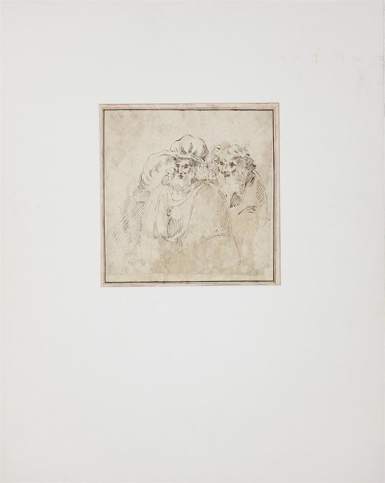 Pietro Antonio (1729) Novelli comparable auction result: senza titolo
