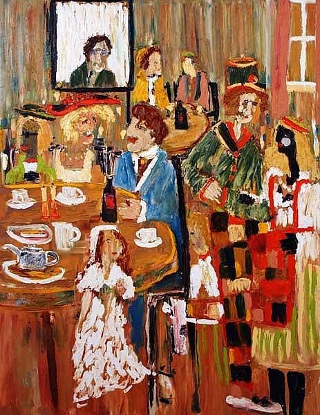 Bill Griffin comparable auction result: bill griffin 20th 21st century the dancer oil on