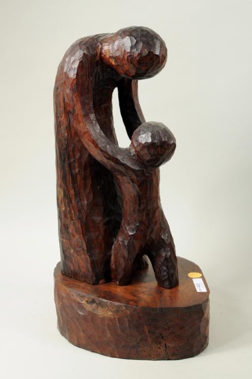Peter Lipman-Wulf comparable auction result: peter lipman wulf mother and child sculpture