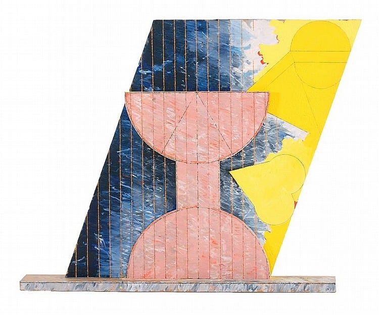 Michael Kenny comparable auction result: michael kenny british 1941 2000 form and meaning 1988 oil and mixed media on wood relief 46 5 x 54 75 x 5 5