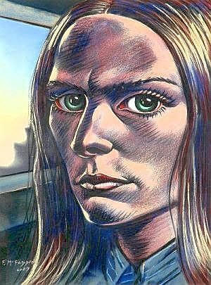 Frank G. McFadden comparable auction result: frank mcfadden modern female portrait head