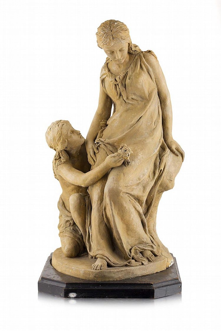 Edwin Roscoe Mullins comparable auction result: edwin roscoe mullins english 1849 1907 the love token 66cm high