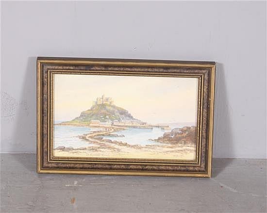 T.H. Victor comparable auction result: t h victor england 1894 1940 watercolor st michael s mount signed lower right image size 7 1 2 x 12 1 2