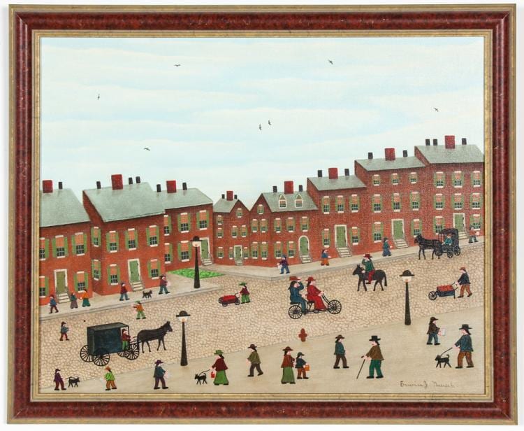 Erwin Neusch comparable auction result: erwin neusch oil on canvas