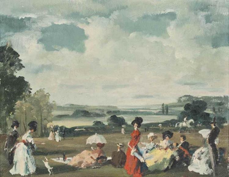 Hesketh Raoul Lejarderay  Millais comparable auction result: the picnic