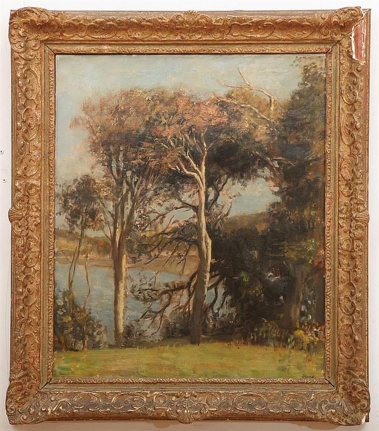 Anthony Devas comparable auction result: anthony devas 1911 1958 landscape with trees