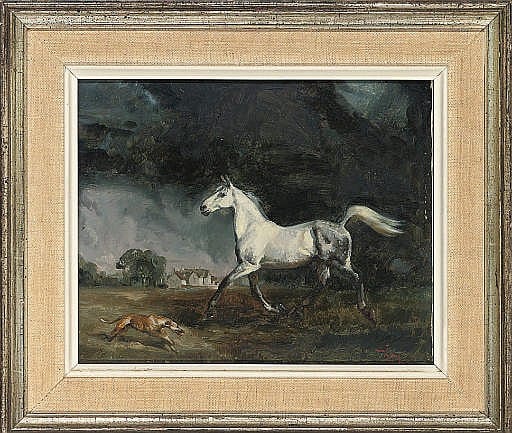 Hesketh Raoul Lejarderay  Millais comparable auction result: the grey arab